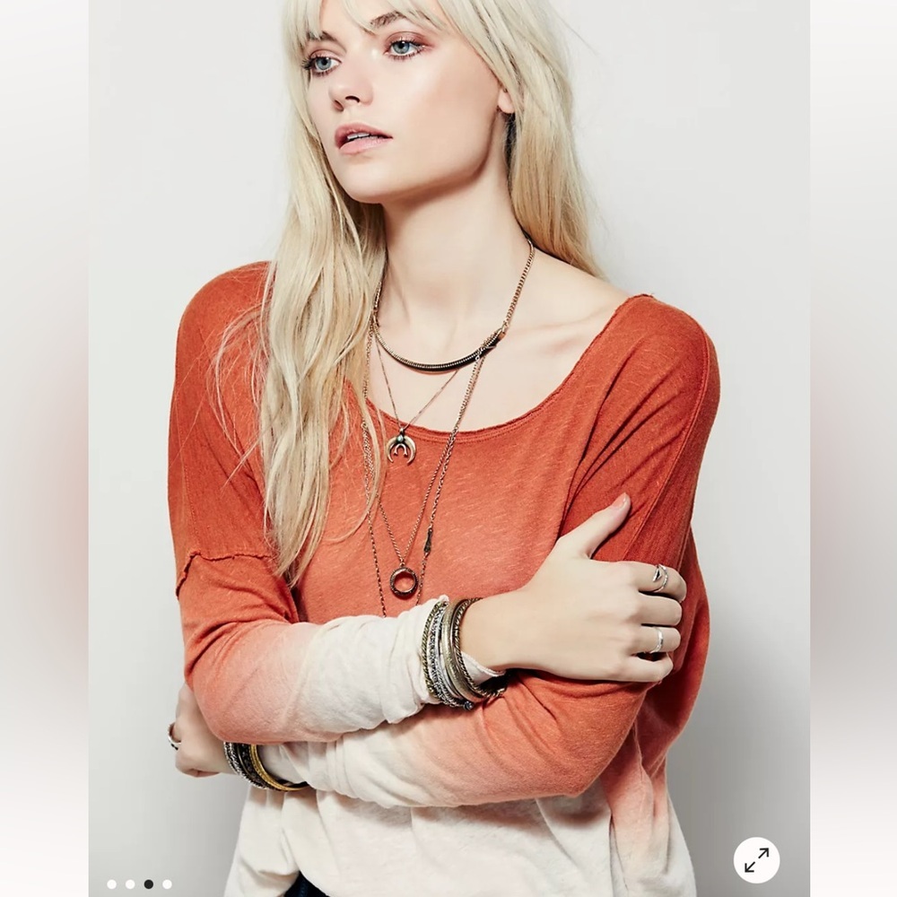 Free People We The Free Starry Night Tee Ombre‎ Medium